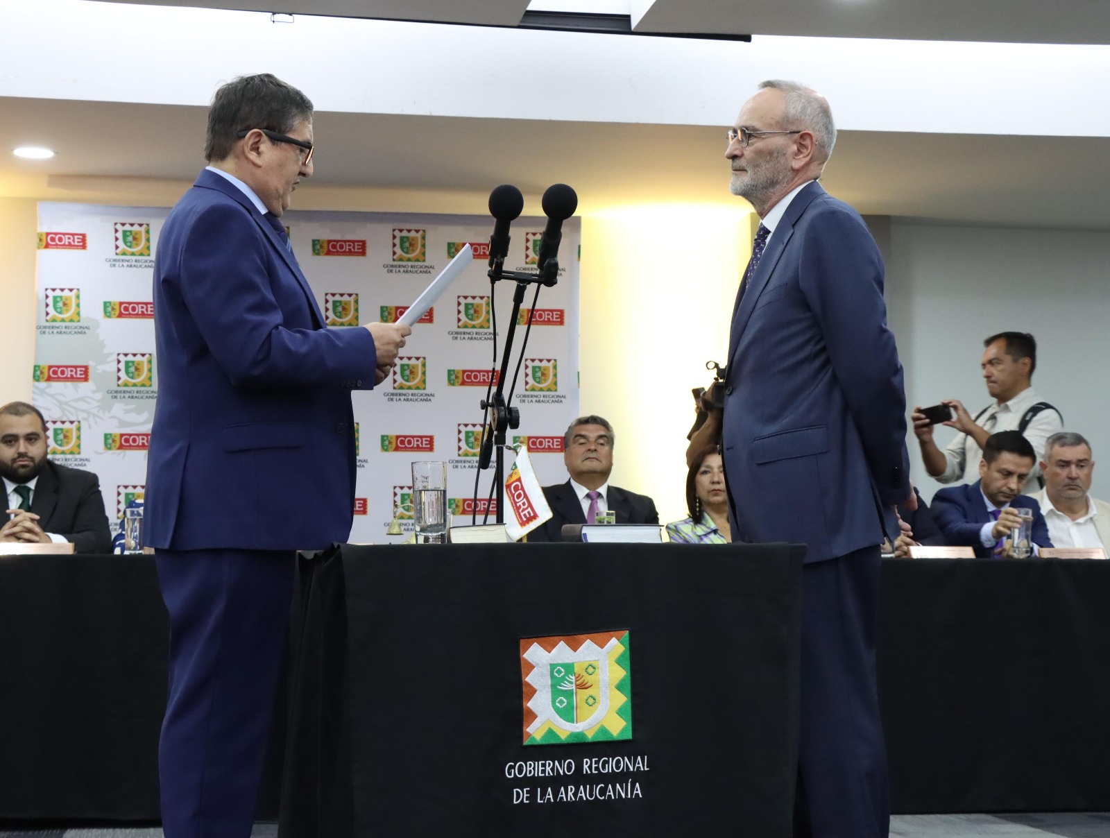 René Saffirio Asume Como Nuevo Gobernador De La Araucanía Junto A Sus ...