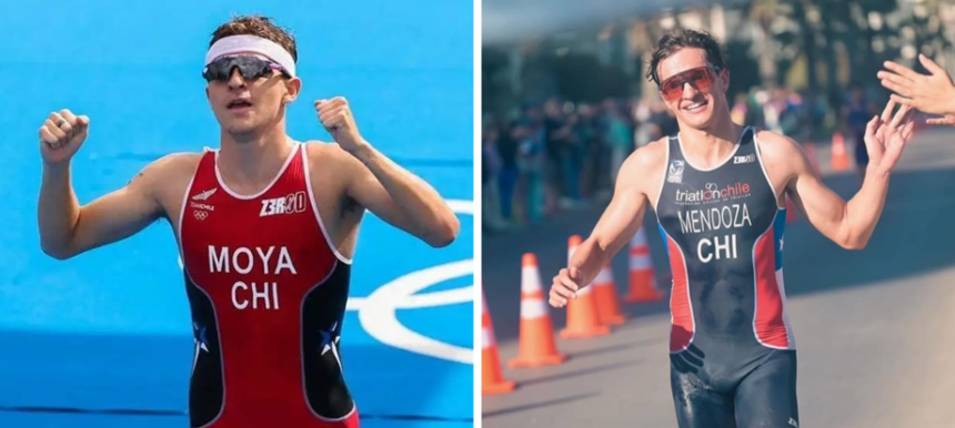 Diego Moya y Mateo Mendoza superan récord y se alzan como los mejores chilenos en Ironman de Pucón