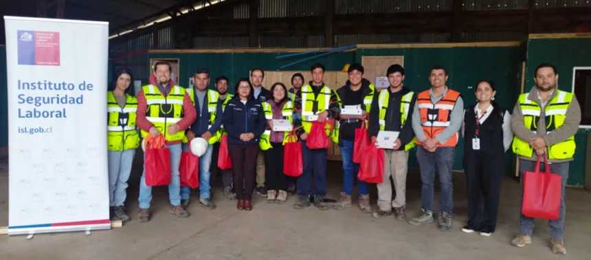 ISL realizó capacitación en seguridad vial y salud laboral a las y los trabajadores de empresa adherida en Vilcún