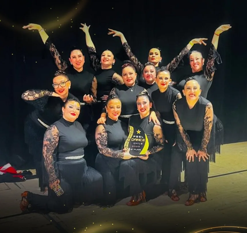 8 Agrupación Más Danza Pucón se titula en competencia Feel Dance 2025