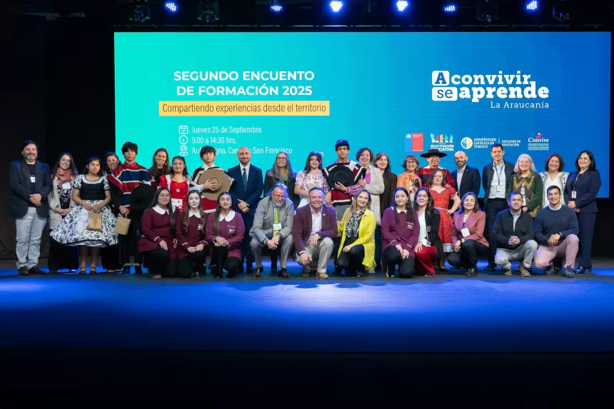 Más de 700 docentes se reúnen en La Araucanía en el programa “A Convivir se Aprende”