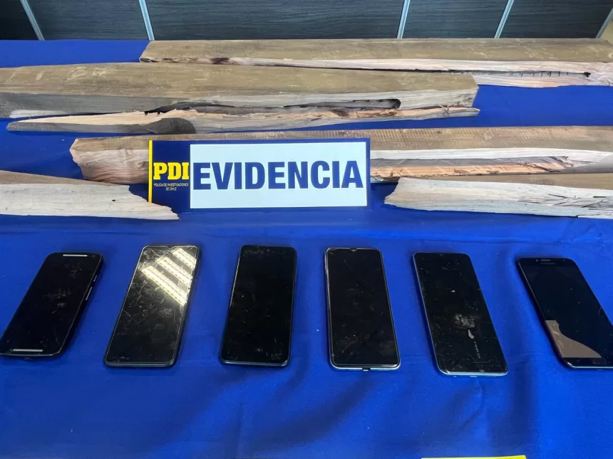 WhatsApp Image 2025-10-30 at 12.24.55 PDI Temuco detiene a mujer que intentó ingresar celulares a la cárcel ocultos en palos de madera