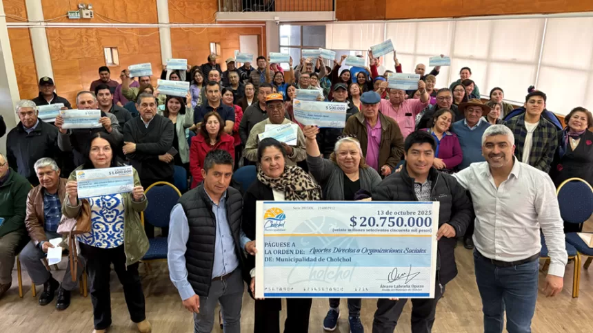 Municipio de Cholchol beneficia a más de 30 organizaciones sociales con aportes directos