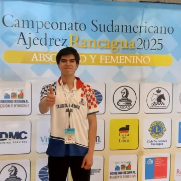 sebastian 3 Solemne inauguración del Sudamericano de Ajedrez Absoluto 2025 en la Universidad de O’Higgins