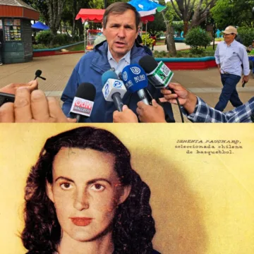 JORGE RATHGEB ISMENIA PAUCHARD Diputado Jorge Rathgeb solicita bautizar algún recinto deportivo de La Araucanía como “Ismenia Pauchard” tras su ingreso al Salón de la Fama del Básquetbol Mundial