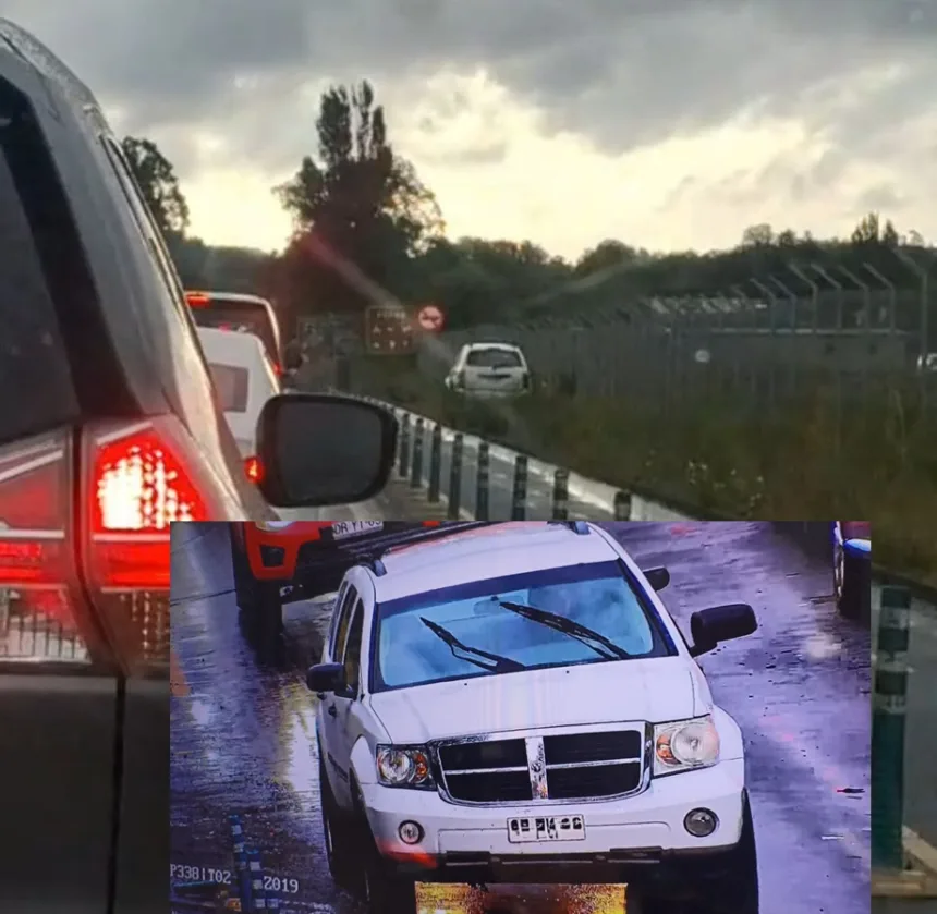 Cámaras municipales identifican a conductor que invadió ciclovía en Pucón y lo derivan a Carabineros