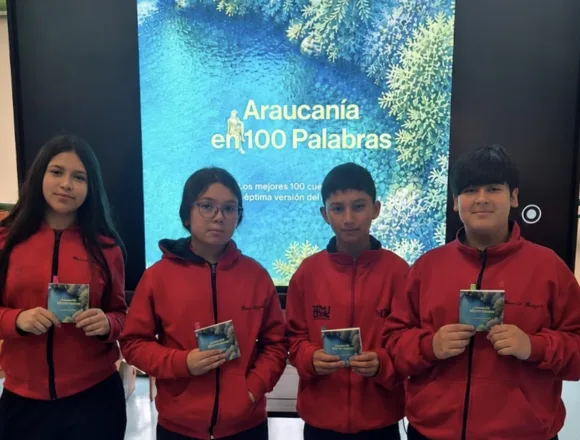 Cuatro estudiantes municipales de Temuco publican sus cuentos en “La Araucanía en 100 Palabras”
