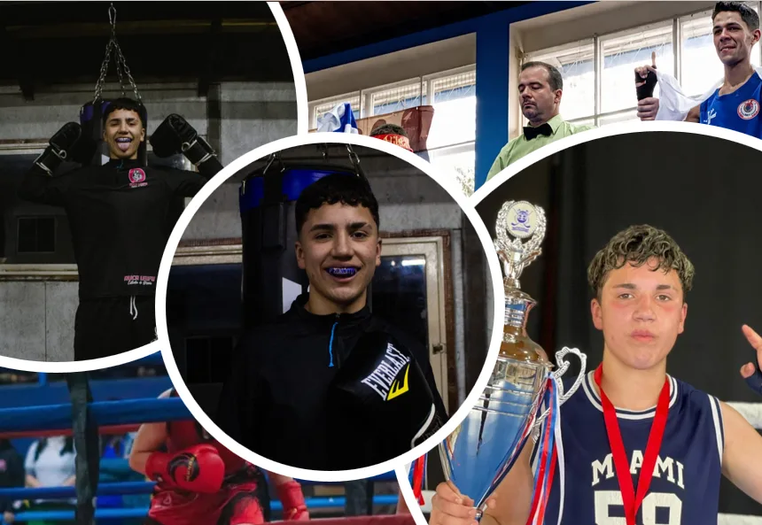 Elías Moreno, la joven promesa del boxeo temuquense que busca llegar al Mundial Amateur WBC en México