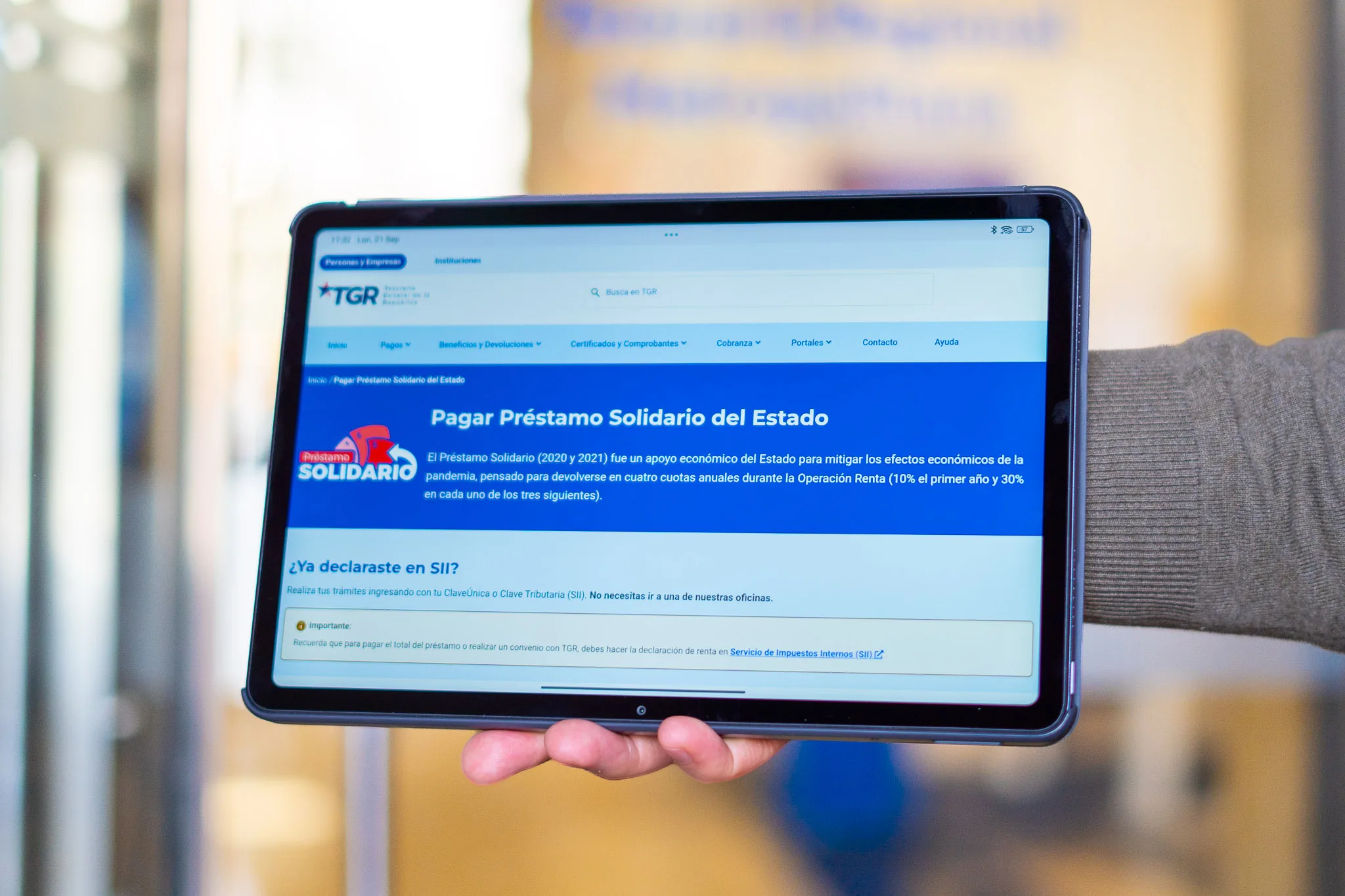 Préstamo Solidario TGR - 2.jpg Préstamo Solidario: TGR ofrece convenios de hasta 24 cuotas para personas con pagos pendientes