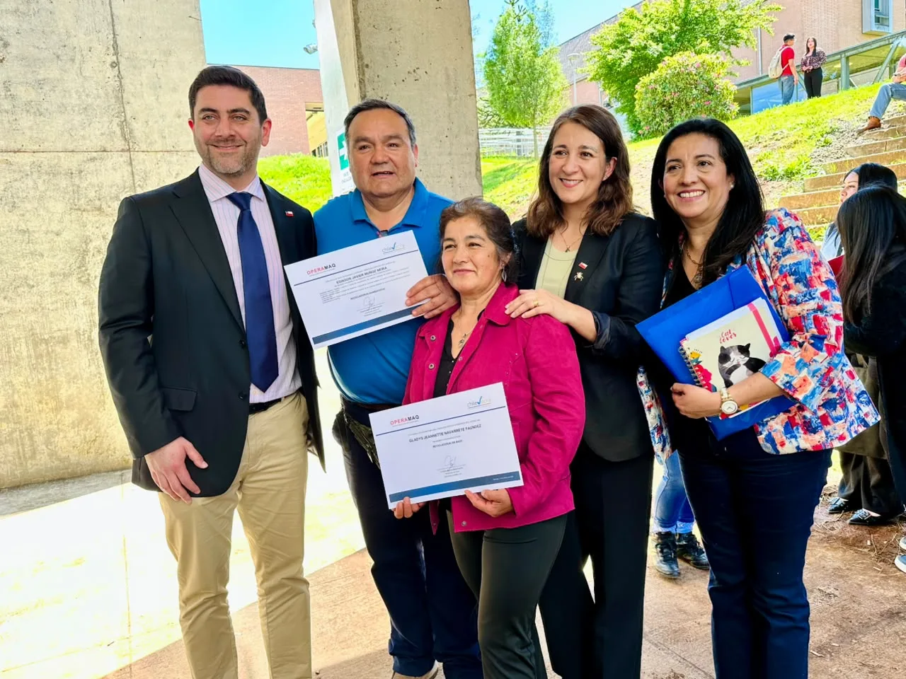 La Araucanía certifica a 146 personas en reciclaje y cuidados primarios