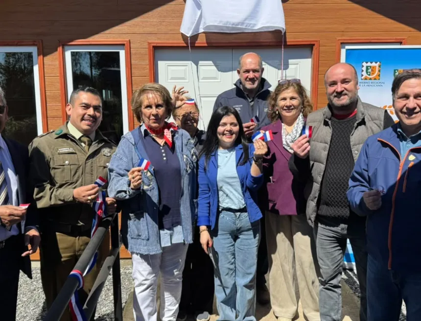 Comunidad del sector rural de Temuco inaugura sede social gracias a fondos Presidente de la República